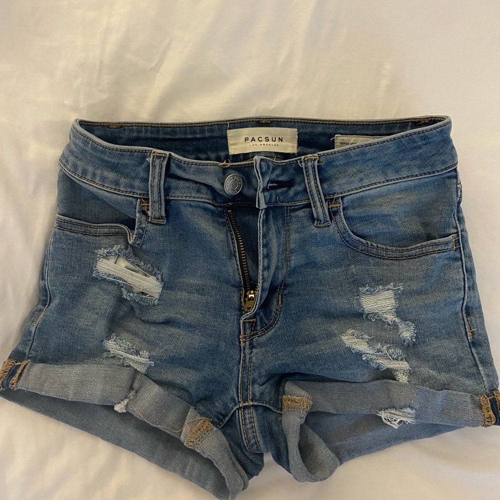 PacSun denim shorts